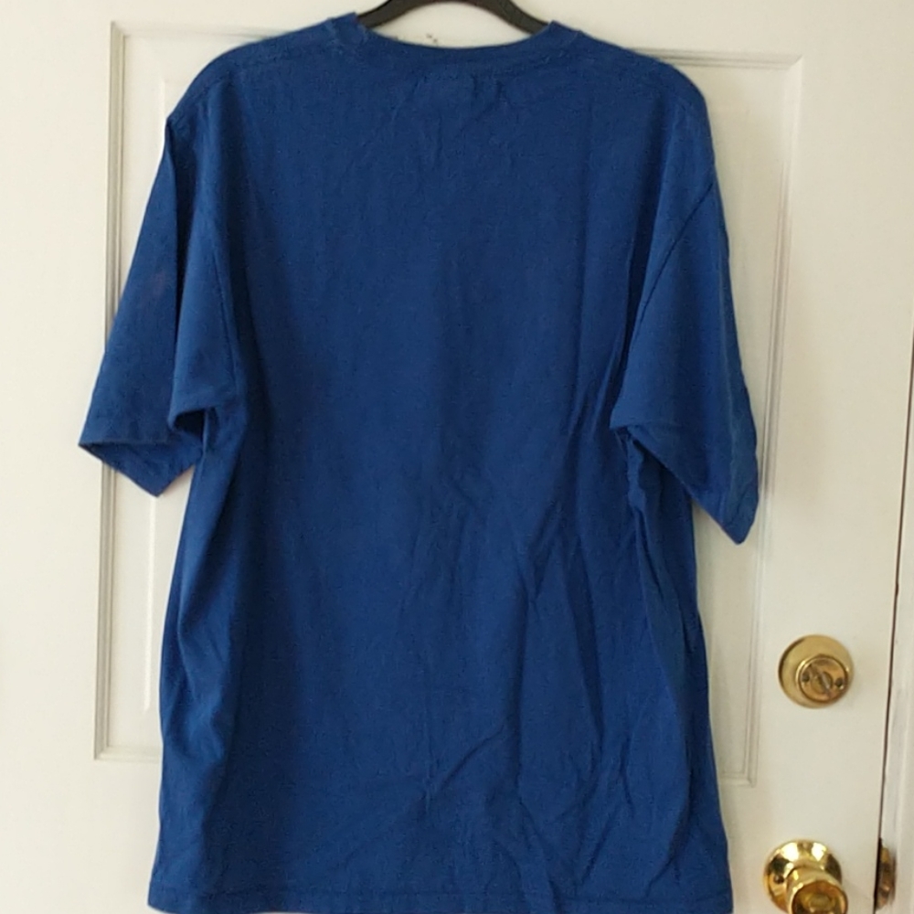 Chicago Cubs T-shirt Men's Large Royal Blue - Picture 3 of 5